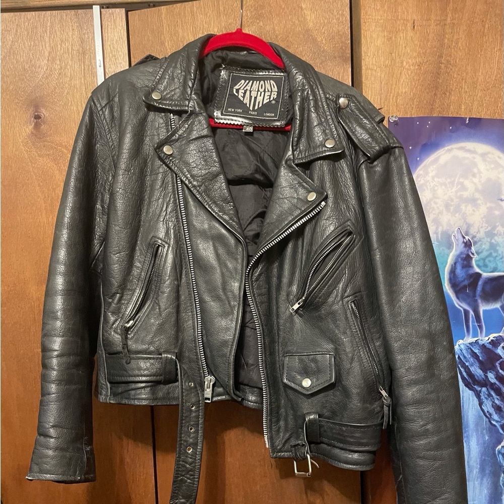 Diamond Leather jacket size 40